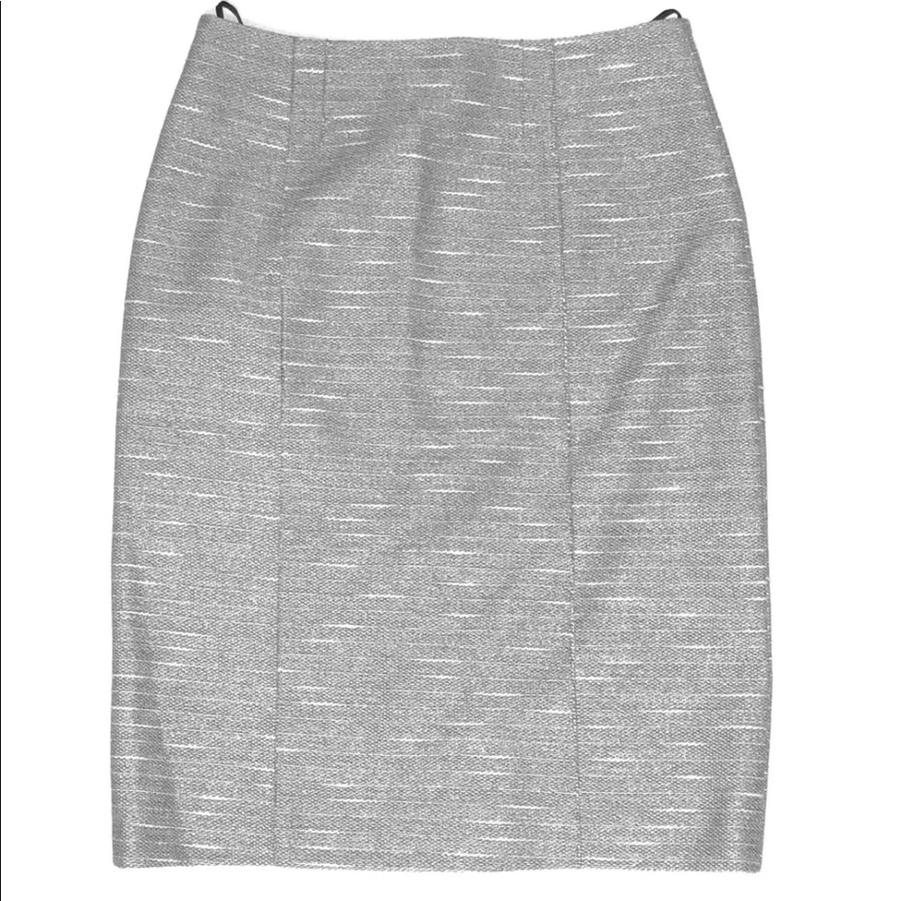 Hugo Boss Gray Pencil Skirt